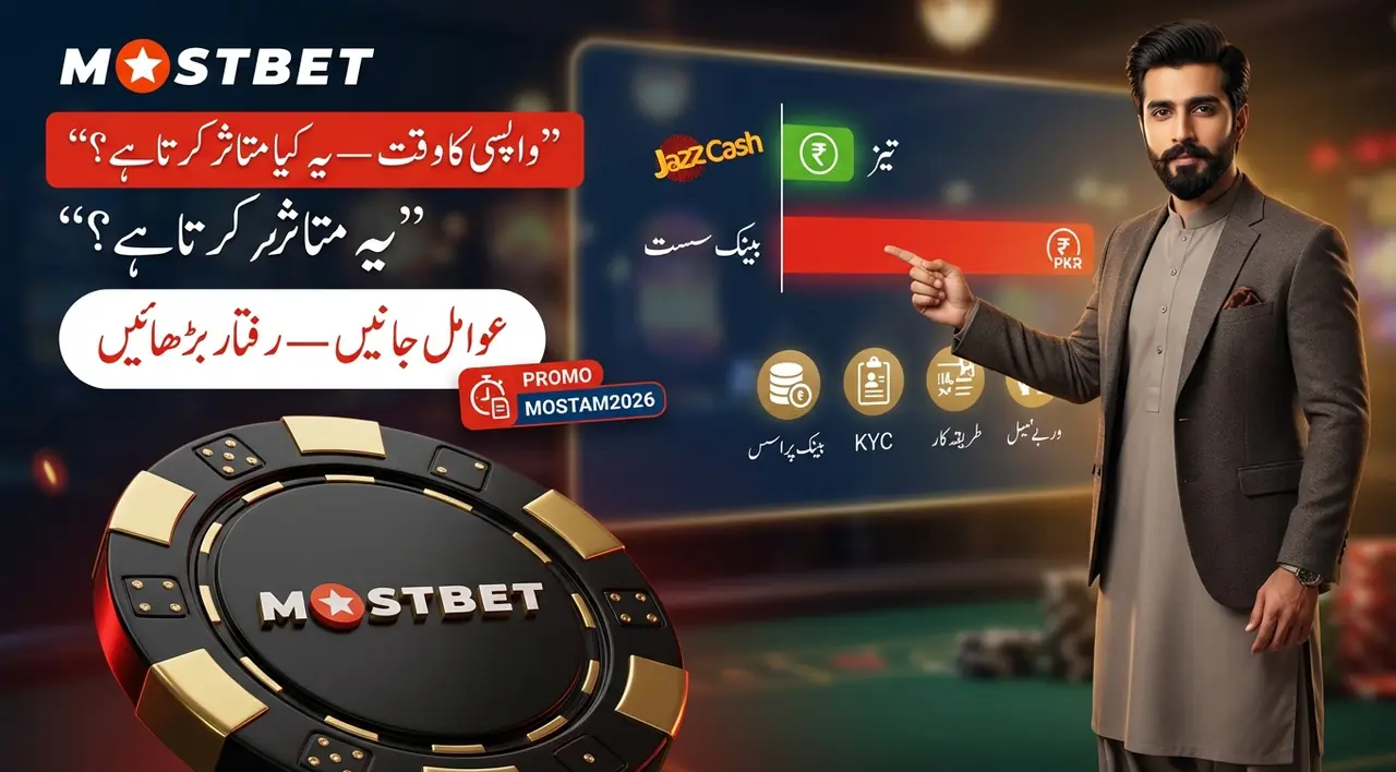 Mostbet واپسی کا وقت اور عوامل