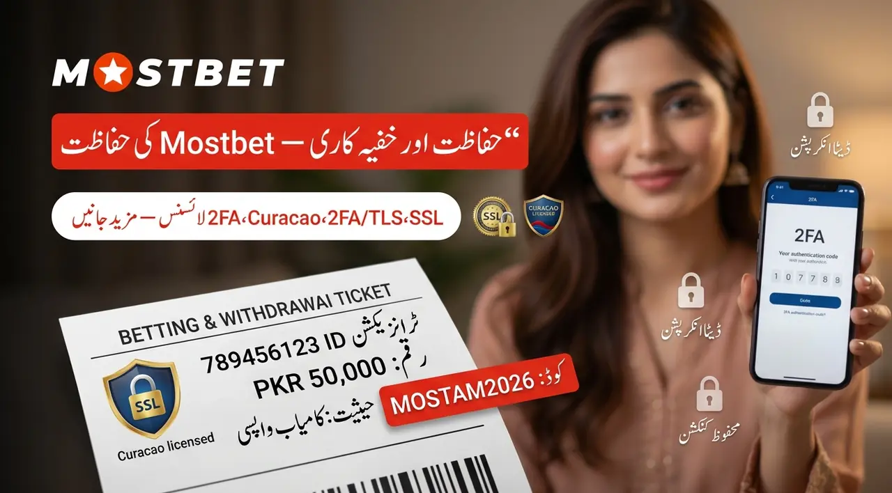 Mostbet میں ادائیگی کی حفاظت اور خفیہ کاری