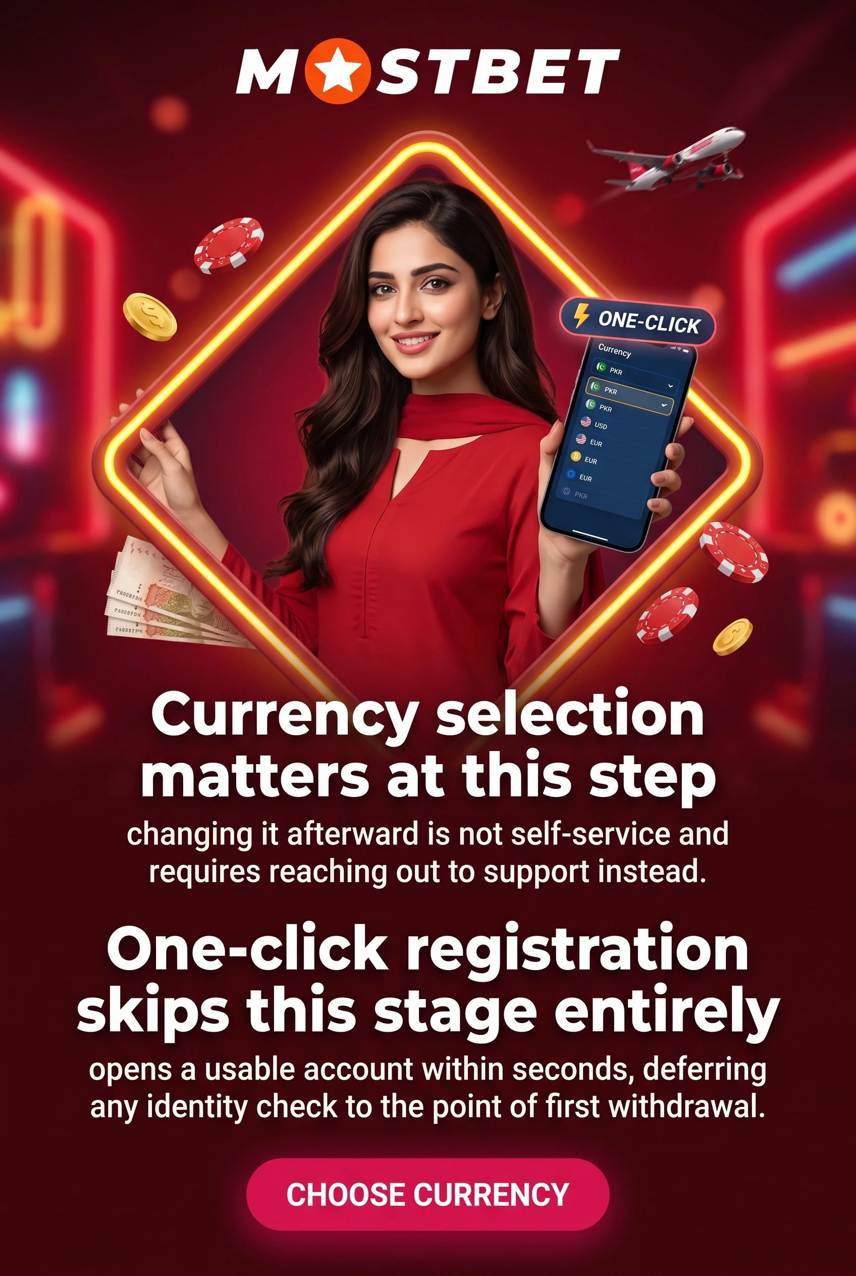 Step-by-step Mostbet account creation sequence