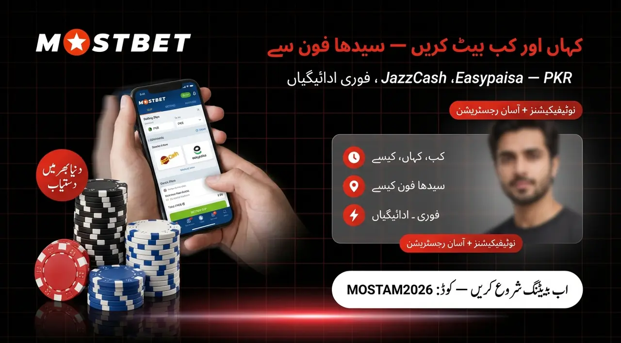 Mostbet ایپ ضروری معلومات